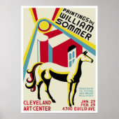 William Sommer Exhibition Poster (Voorkant)