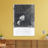 William Sommers, gegraveerd door R. Clamp, 1794 Canvas Afdruk (Insitu (Woonkamer))