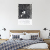 William Sommers, gegraveerd door R. Clamp, 1794 Canvas Afdruk (Insitu (Slaapkamer))