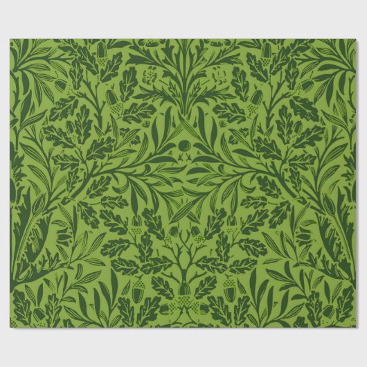 William Spiegels Eikels & eikenbladeren Patroon Gr Cadeaupapier (Vlak)