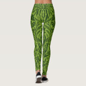William Spiegels Eikels & eikenbladeren Patroon Gr Leggings (Achterkant)