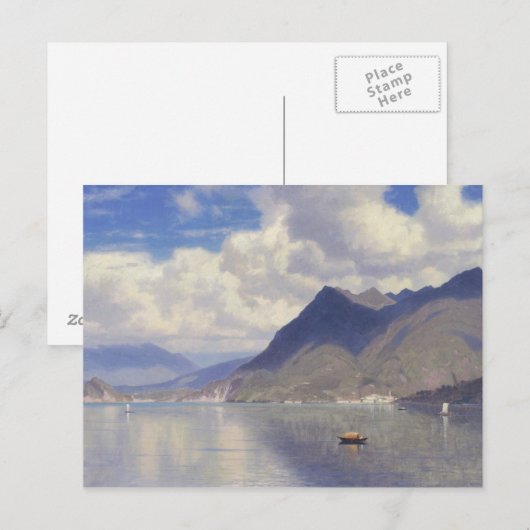 William Stanley Haseltine - Lago Maggiore Briefkaart (Voorkant / Achterkant)