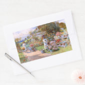 William Stephen Coleman: De bloem tuin Rechthoekige Sticker (Envelop)