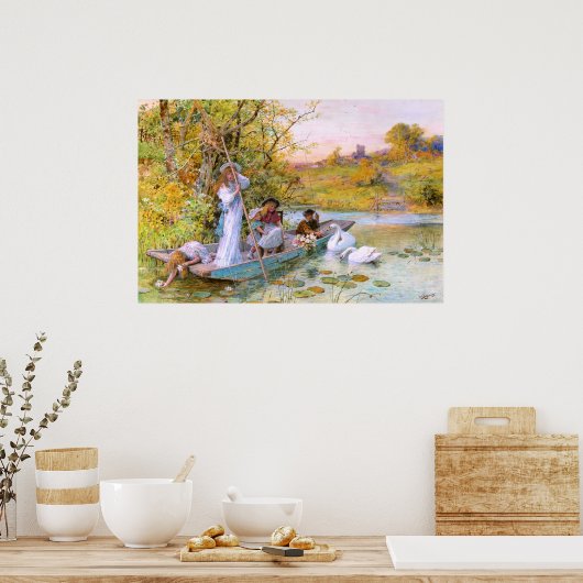 William Stephen Coleman: De Boating Poster (Keuken)