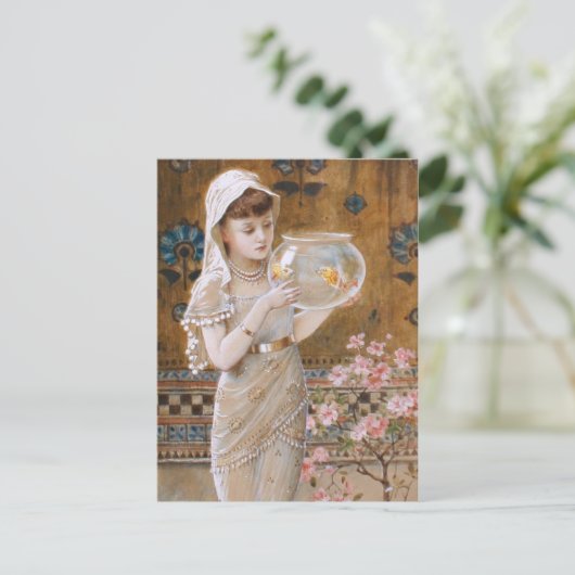 William Stephen Coleman: De goudvis Bowl Briefkaart (Staand voorkant)