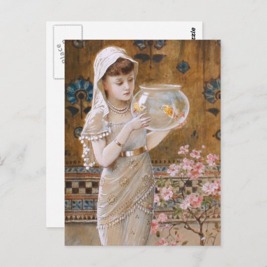 William Stephen Coleman: De goudvis Bowl Briefkaart (Voorkant / Achterkant)