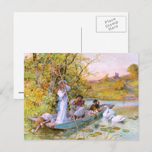 William Stephen Coleman: Het schip Briefkaart (Voorkant / Achterkant)