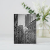 William Street North of Exchange Place New York Briefkaart (Staand voorkant)