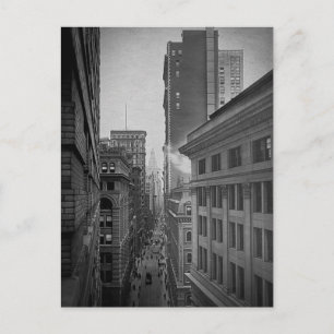 William Street North of Exchange Place New York Briefkaart