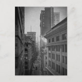 William Street North of Exchange Place New York Briefkaart (Voorkant)