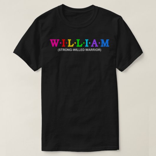 William Strongwilled Warrior T-shirt (Design voorkant)