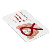 William Syndrome Awareness Lint Koelkast Magneten (Rechterzijde)