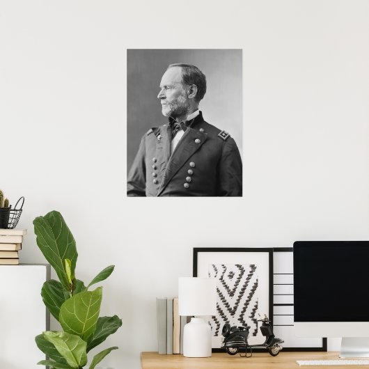 William T. Sherman Poster (Thuiskantoor)