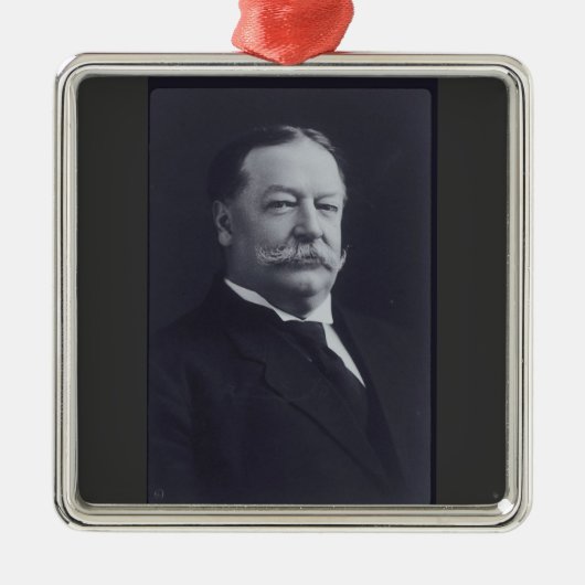 William Taft 27th President Metalen Ornament (Voorkant)