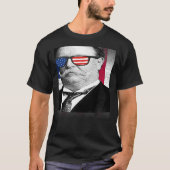 William Taft USA Vlag Patriotic American Flag 4th T-shirt (Voorkant)