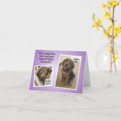 William TCHS Bedankt Kaart (Gele Bloem)