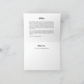 William TCHS Bedankt Kaart (Binnen)