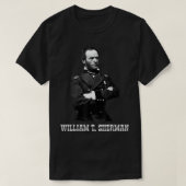 William Tecumseh Sherman American Civil War Histor T-shirt (Design voorkant)