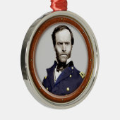 William Tecumseh Sherman Metalen Ornament (Rechts)