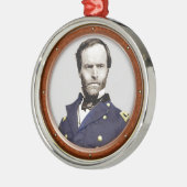 William Tecumseh Sherman Metalen Ornament (Links)