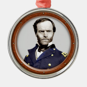 William Tecumseh Sherman Metalen Ornament