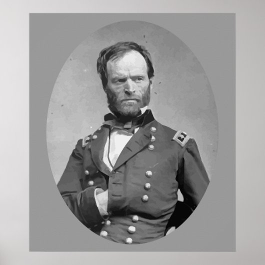 William Tecumseh Sherman Poster (Voorkant)