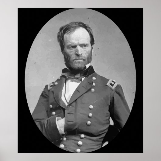 William Tecumseh Sherman Poster (Voorkant)