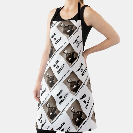 William Tecumseh Sherman War is Hell Quote Schort (Insitu)