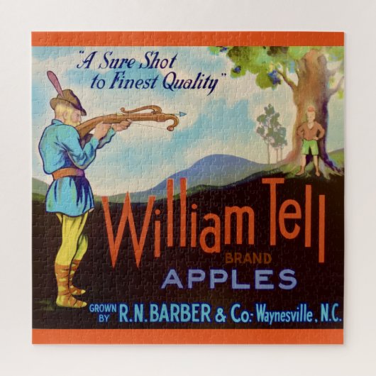William Tell Apples 20x20 Legpuzzel (Verticaal)