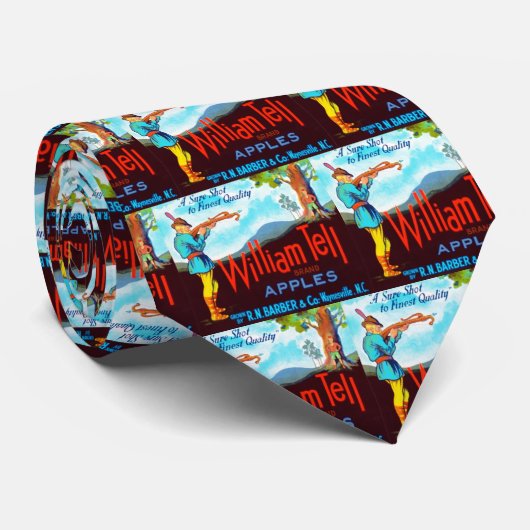 William Tell Apples Stropdas (Opgerold)