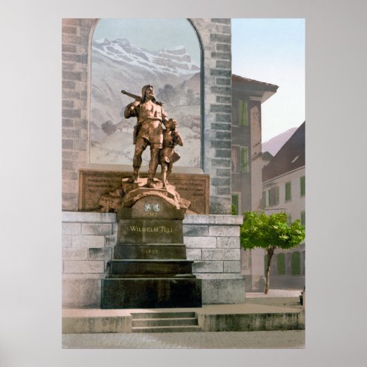 William Tell Monument Poster (Voorkant)