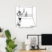 William Tell Racquetball Shot Poster (Thuiskantoor)