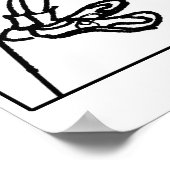 William Tell Racquetball Shot Poster (Hoek)