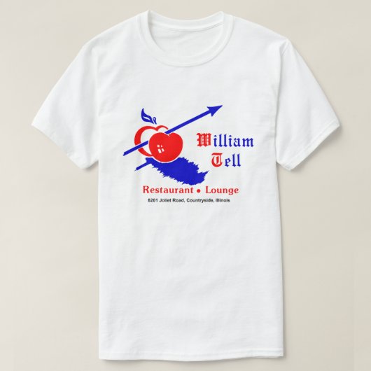 William Tell Restaurant, Lounge T-shirt (Design voorkant)