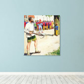 William Tell, van 'Peeps in het verleden', publici Canvas Afdruk (Insitu (Houten vloer))