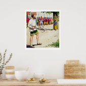 William Tell, van 'Peeps in het verleden', publici Poster (Keuken)