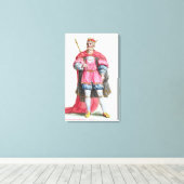 William the Conqueror (1027-87), uit 'Receuil des' Canvas Afdruk (Insitu (Houten vloer))