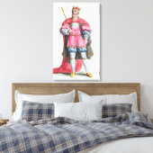 William the Conqueror (1027-87), uit 'Receuil des' Canvas Afdruk (Insitu (Slaapkamer))