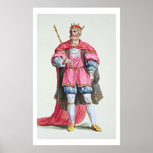 William the Conqueror (1027-87), uit 'Receuil des' Poster (Voorkant)