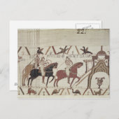 William the Conqueror komt bij Bayeux aan Briefkaart (Voorkant / Achterkant)