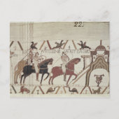 William the Conqueror komt bij Bayeux aan Briefkaart (Voorkant)