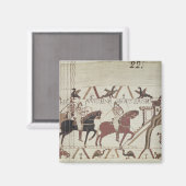 William the Conqueror komt bij Bayeux aan Magneet (Voorkant / Achterkant)