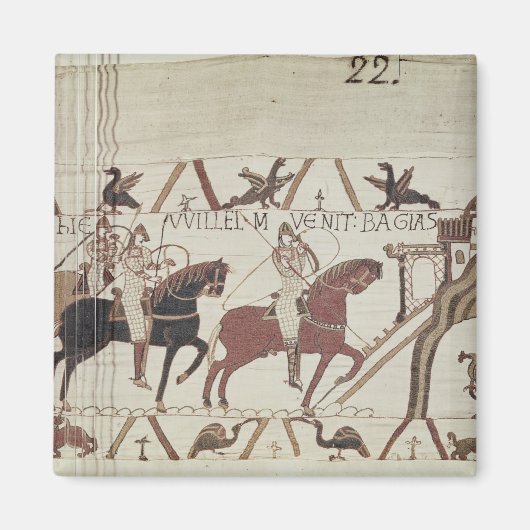 William the Conqueror komt bij Bayeux aan Magneet (Voorkant)