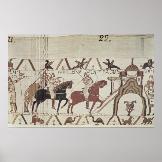 William the Conqueror komt bij Bayeux aan Poster (Voorkant)