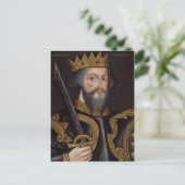 William The Conqueror Portret Briefkaart (Staand voorkant)