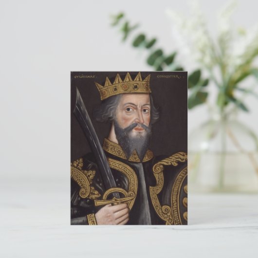 William The Conqueror Portret Briefkaart (Staand voorkant)