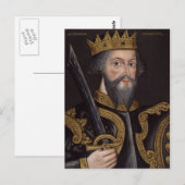 William The Conqueror Portret Briefkaart (Voorkant / Achterkant)