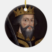  William The Conqueror Portret Keramisch Ornament (Achterkant)