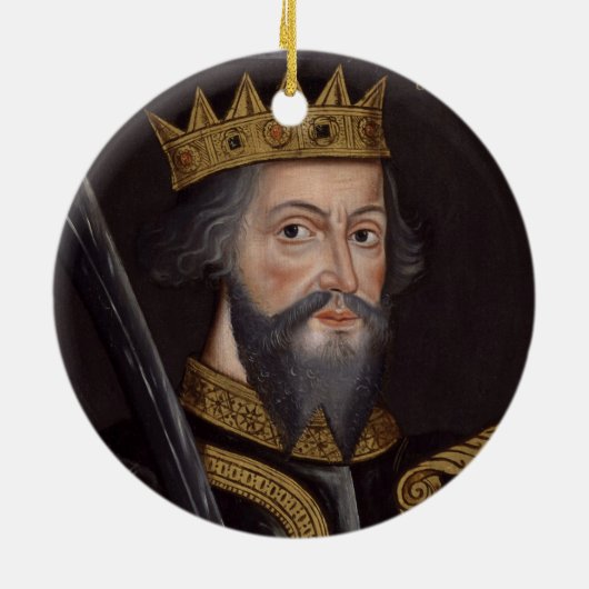  William The Conqueror Portret Keramisch Ornament (Achterkant)