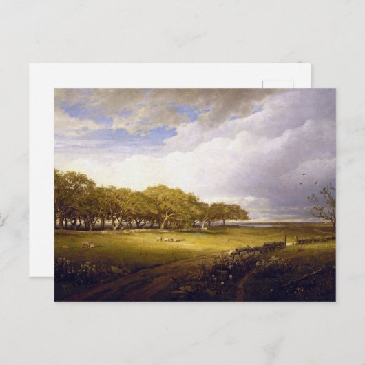 William Trost Richards Old Orchard in Newport Briefkaart (Voorkant / Achterkant)